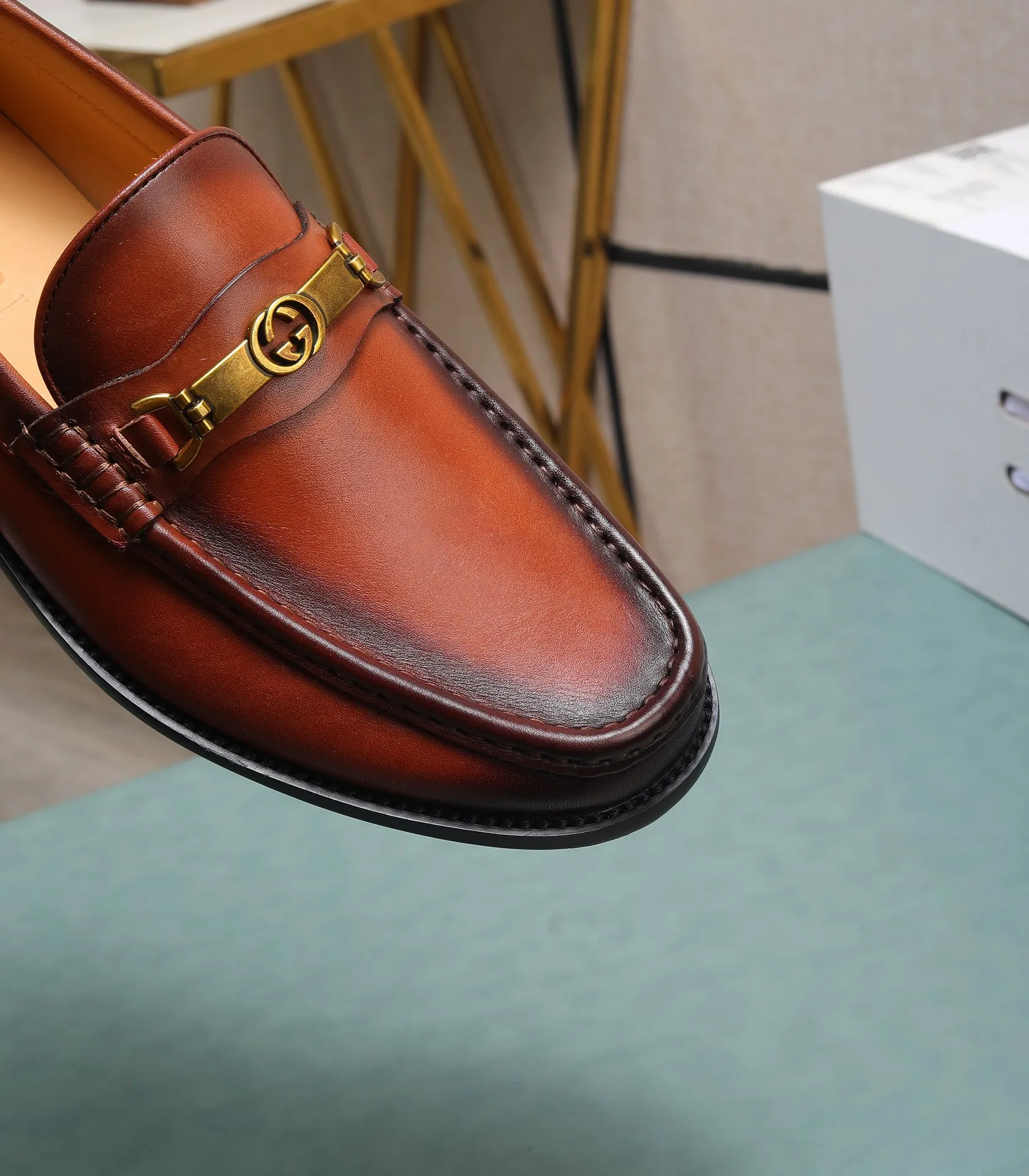 Men's shoes 💰580 📛📛Original (water-dyed cow lining) Gucci GUCCI official website formal shoes 🌀 Italian 🇮🇹 imported cowhide ➕ top imported water-dyed cowhide lining 💋 fine handmade original bottom, the real thing looks better when photographed in person Standard size 38-44
